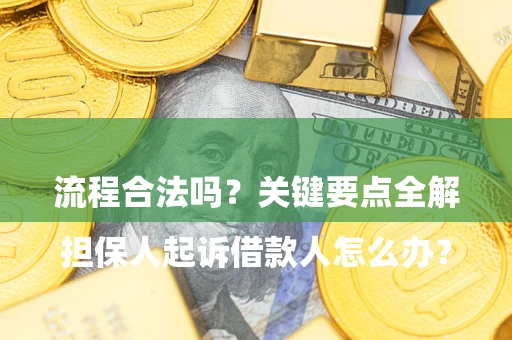武汉
担保人起诉借款人怎么办?流程合法吗?关键要点全解析 武汉
担保人起诉借款人怎么办?流程合法吗?关键要点全解析